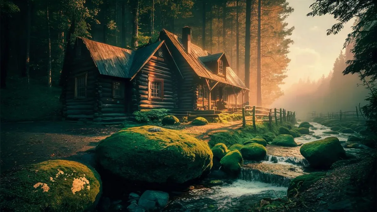 Ház az erdő szélén